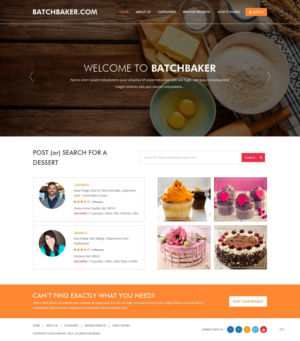 Web Design by pb for BatchBaker.com | Design: #12894003