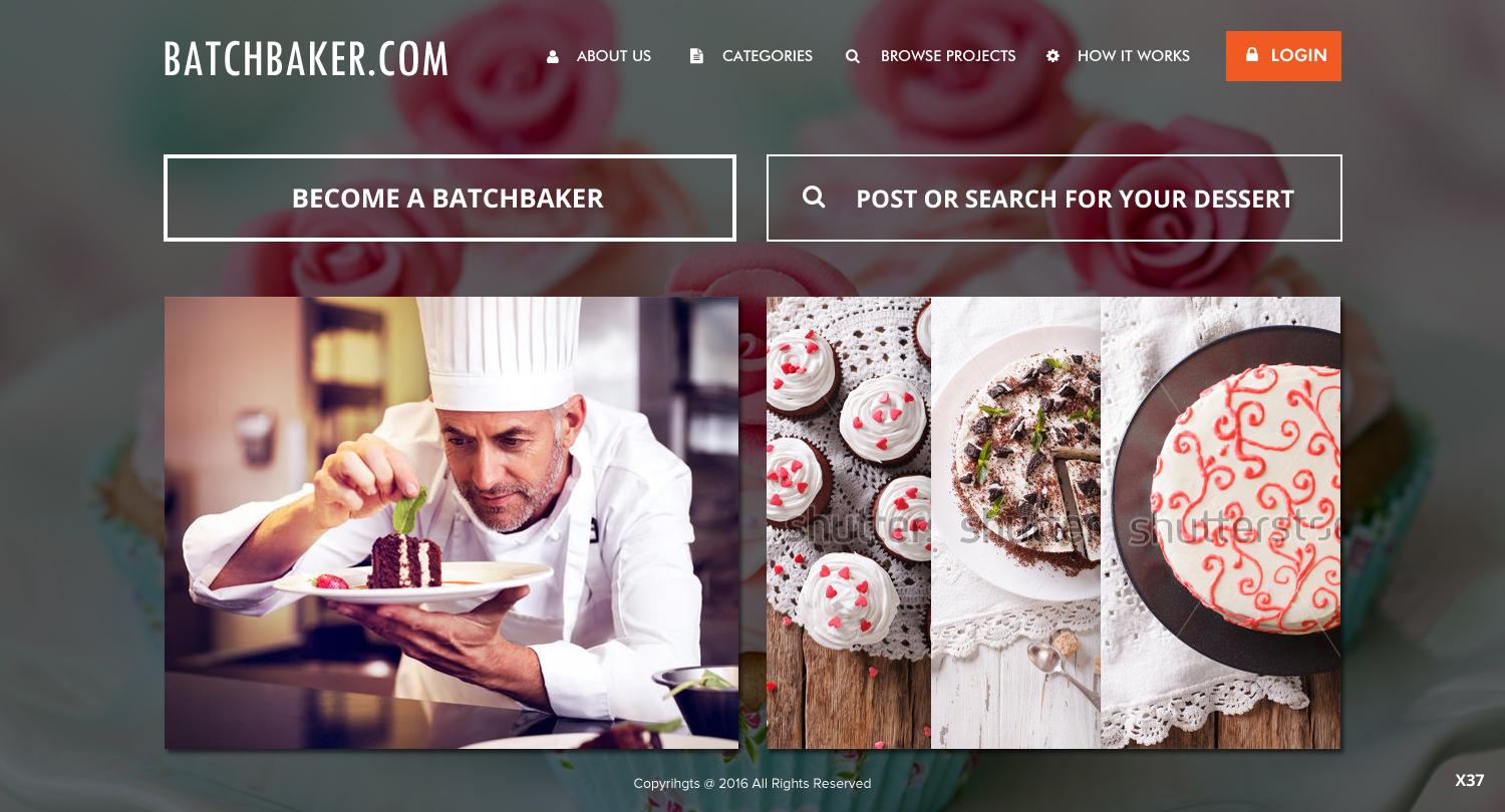 Web-Design von pb für BatchBaker.com | Design #12894007