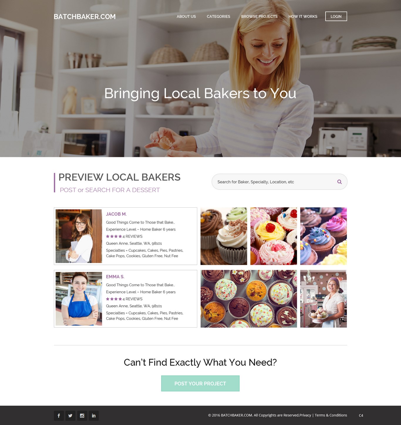 Web-Design von pb für BatchBaker.com | Design #12894009