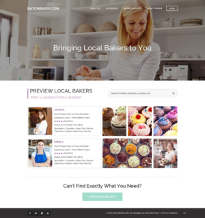 Web Design by pb for BatchBaker.com | Design: #12894009