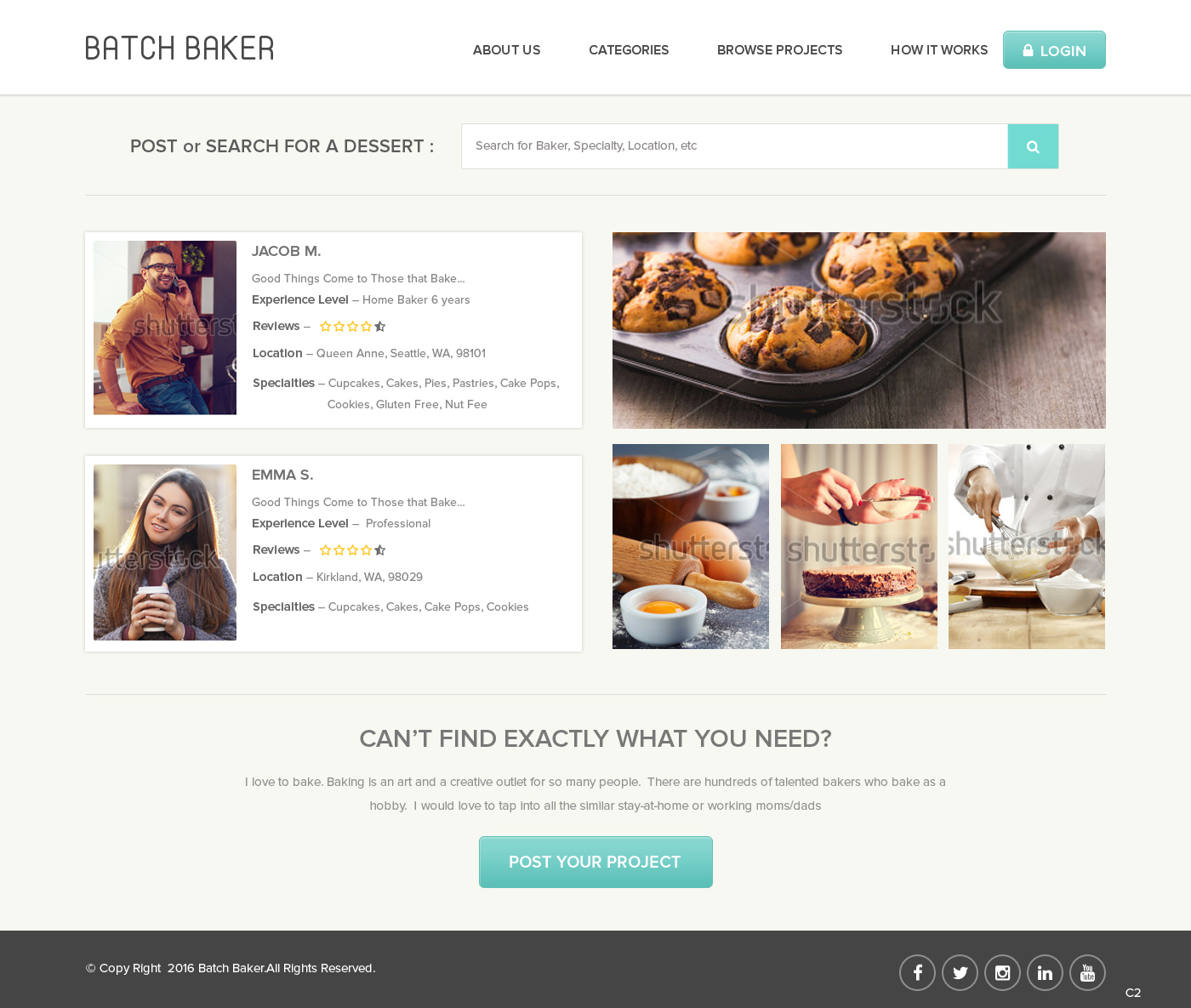 Web-Design von pb für BatchBaker.com | Design #12894011