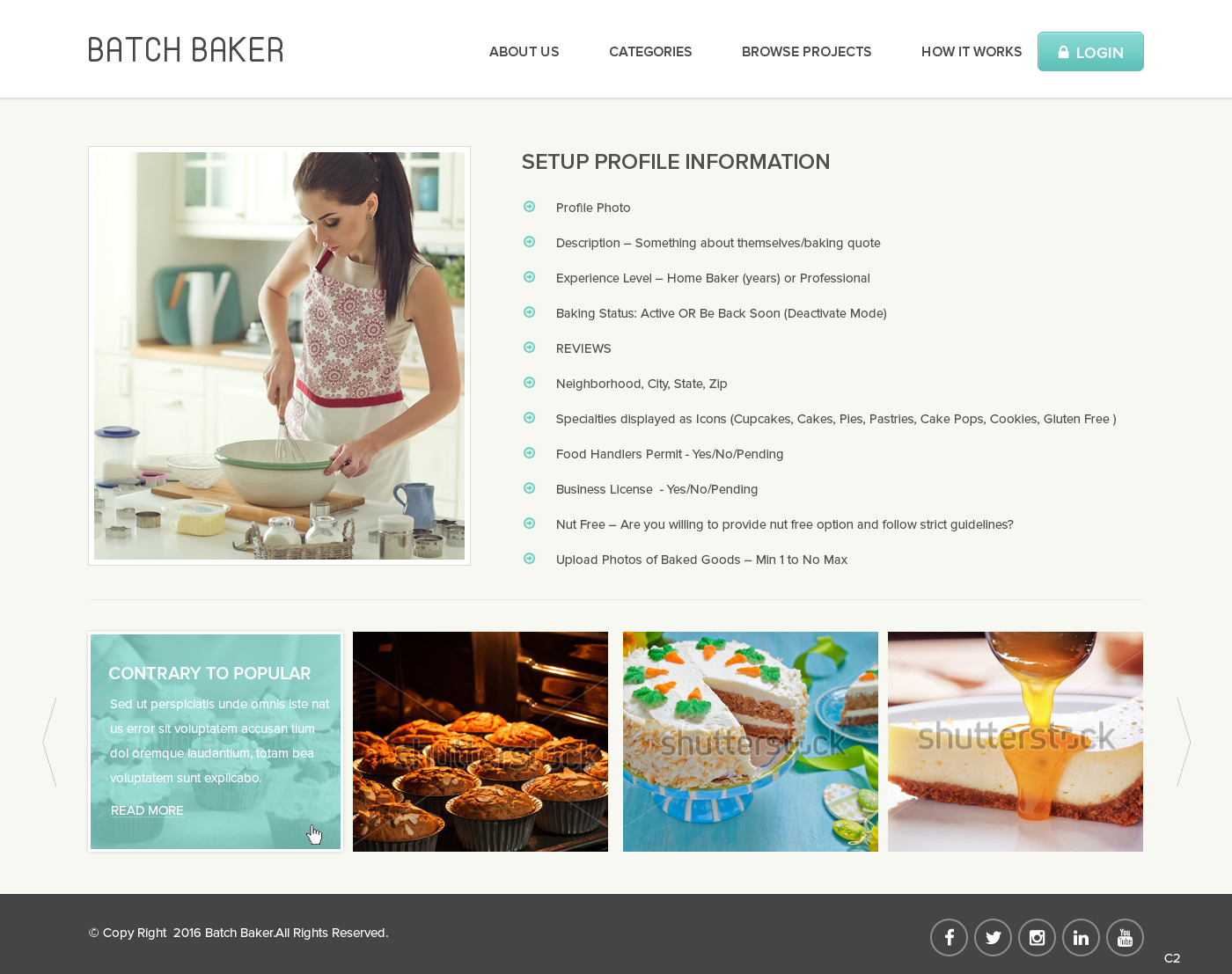 Web-Design von pb für BatchBaker.com | Design #12894013