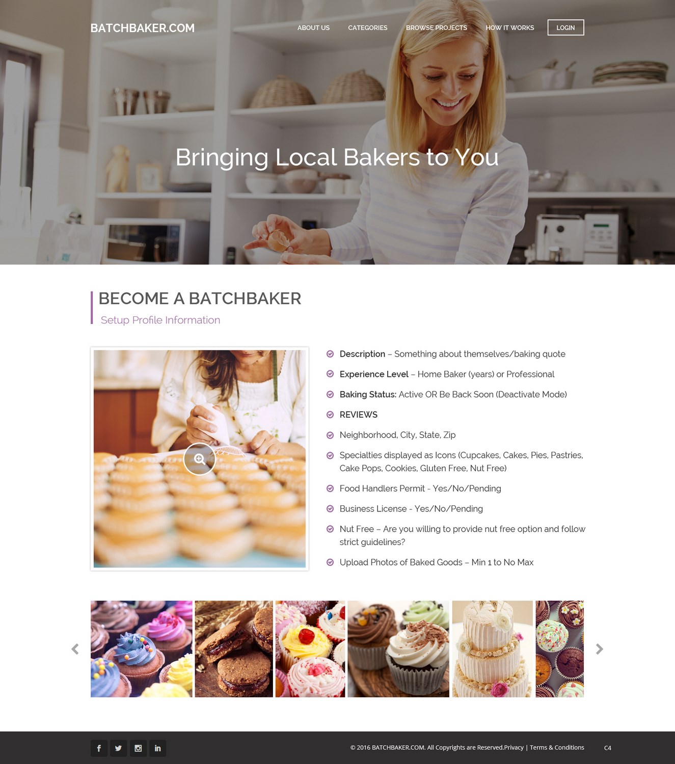 Web-Design von pb für BatchBaker.com | Design #12894019