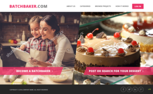 Web Design by pb for BatchBaker.com | Design: #12895124