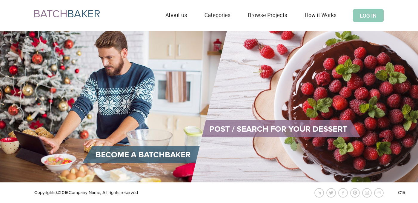 Web-Design von pb für BatchBaker.com | Design #12895127