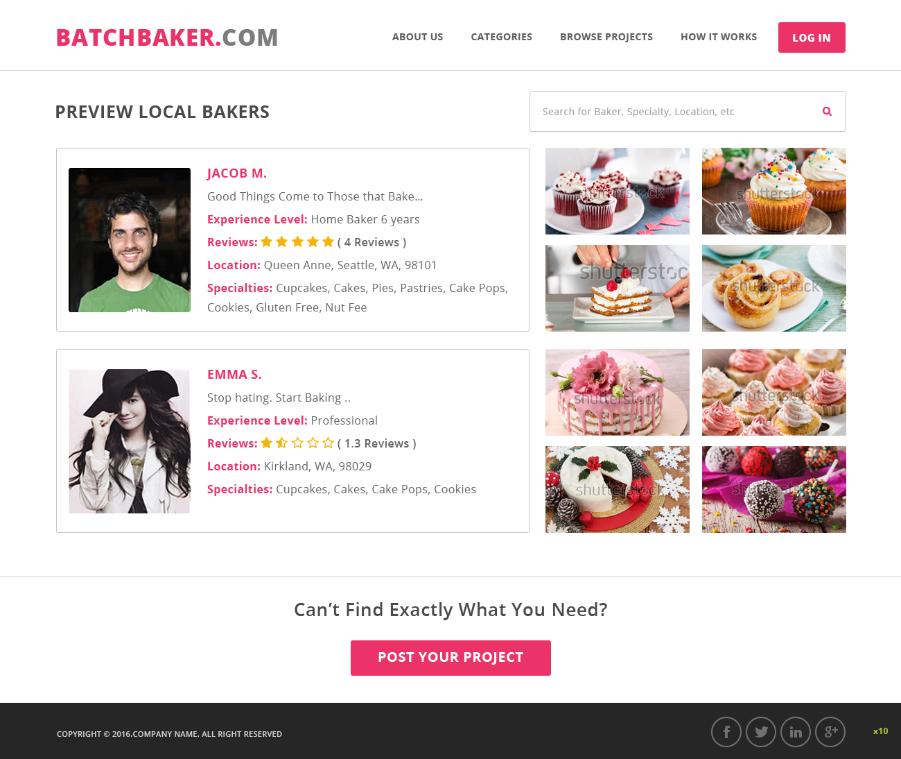 Web-Design von pb für BatchBaker.com | Design #12895130