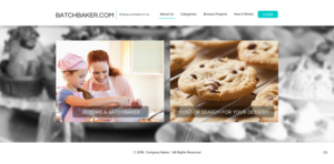 Web Design by pb for BatchBaker.com | Design: #12914224