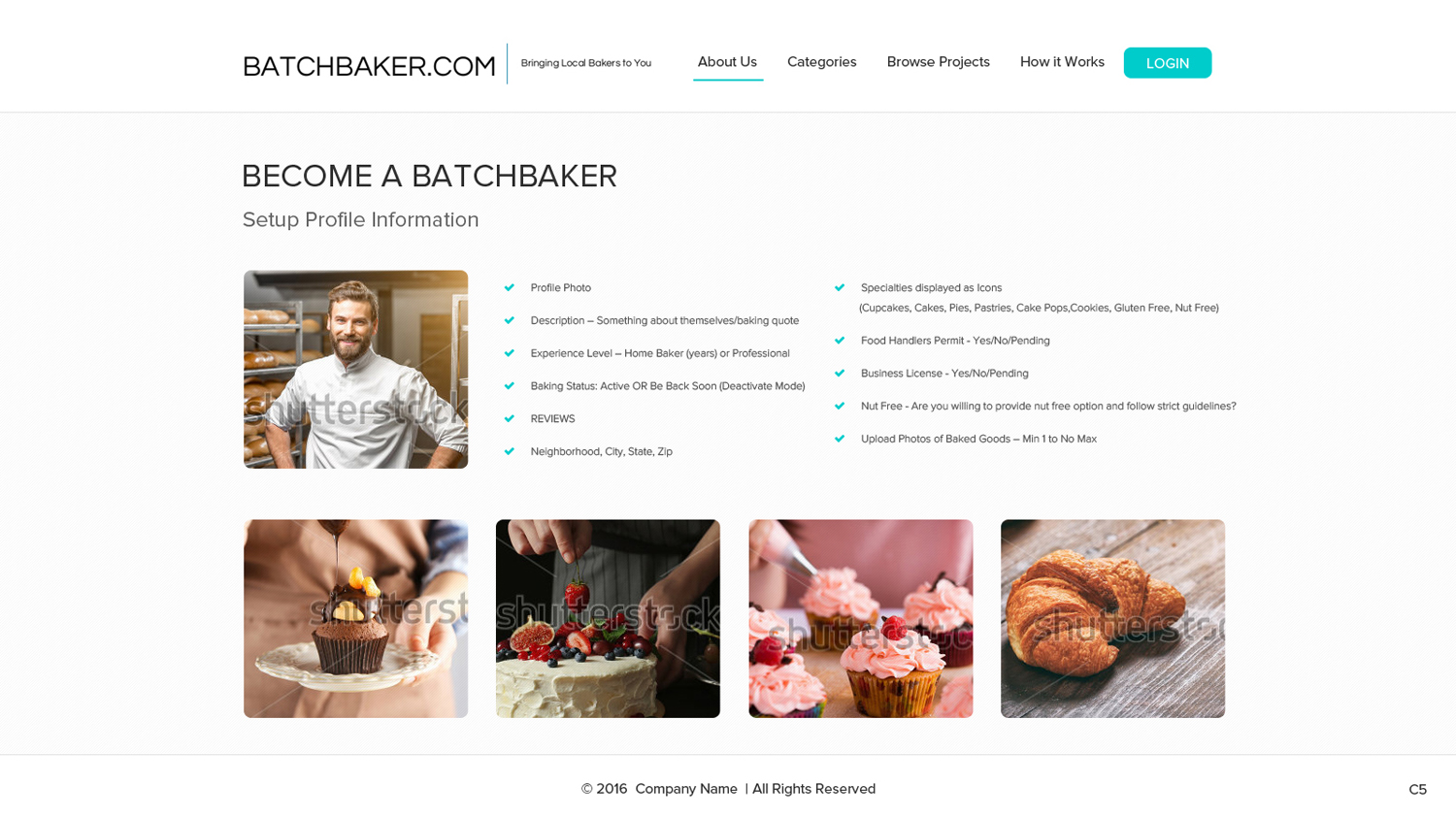 Web-Design von pb für BatchBaker.com | Design #12914225