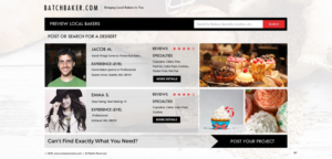 Web Design by pb for BatchBaker.com | Design: #12914231