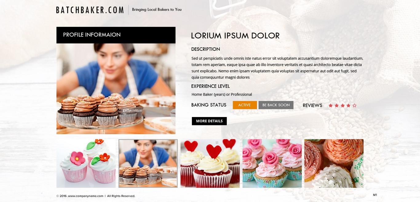 Web-Design von pb für BatchBaker.com | Design #12914232