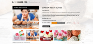Web Design by pb for BatchBaker.com | Design: #12914232