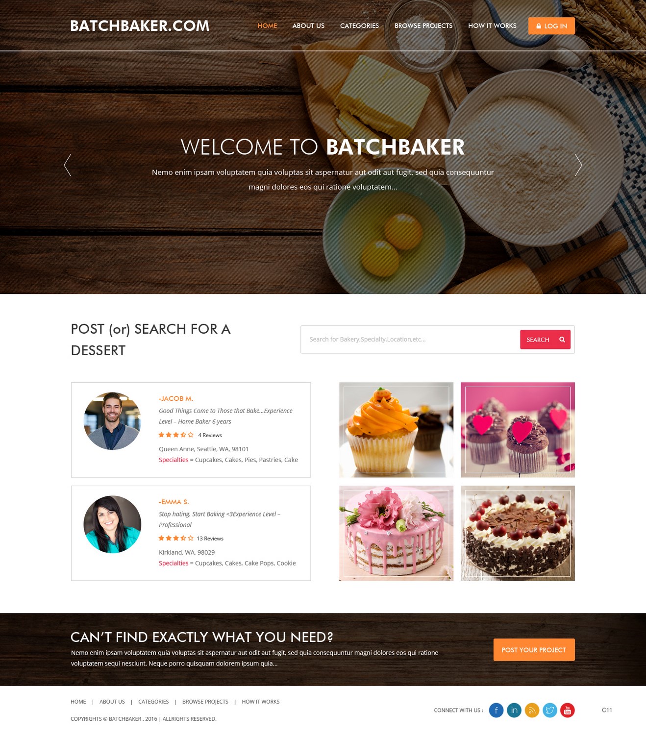 Web Design by pb for BatchBaker.com | Design #13799923