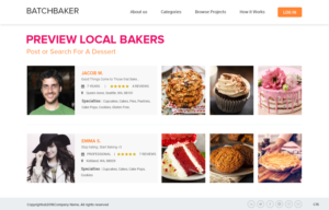 Web Design by pb for BatchBaker.com | Design: #13799927