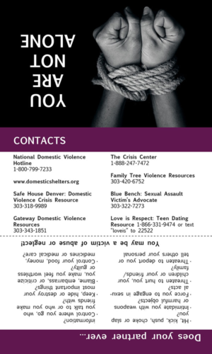 Business Card Design by Andrea Shaw for this project | Design: #13044845