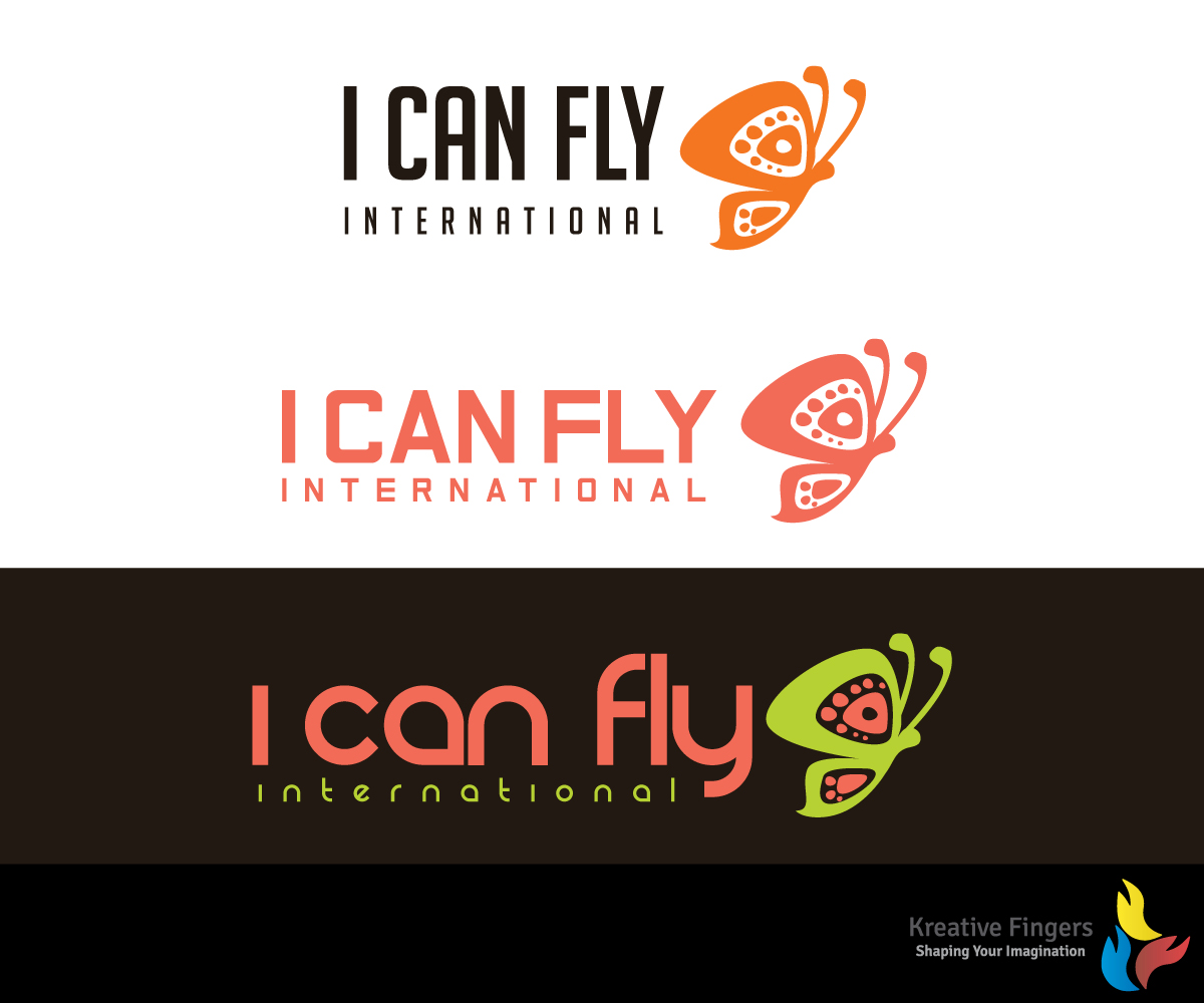 Logo Design by Kreative Fingers for I CAN FLY International | Design: #13162847