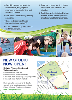 New Personal Training Studio needs A6 size, full colour, double sided flyer designed. | Flyer-Design von DesignFive