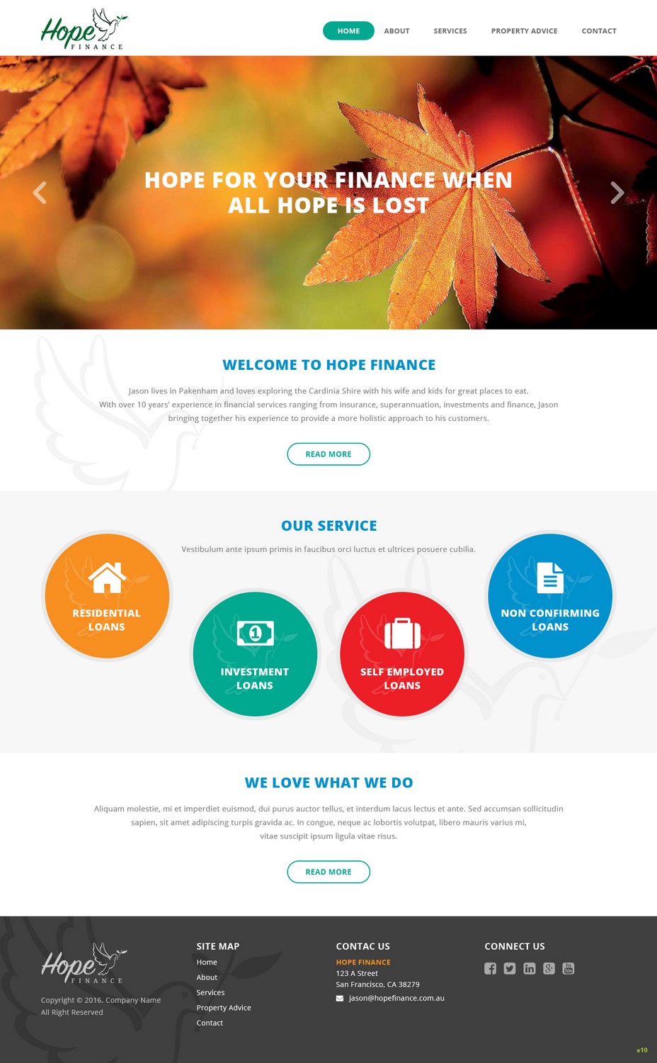 Diseño Web por pb para Hope Finance | Diseño #12895165