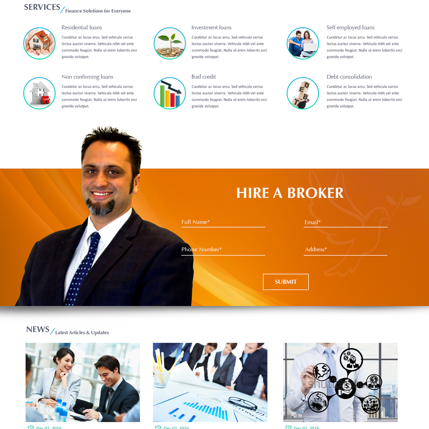 Diseño Web por creativeweb para Hope Finance | Diseño #12891356