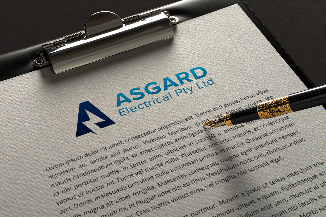 Logo Design by B.Tibéri for Asgard Electrical | Design #12917294