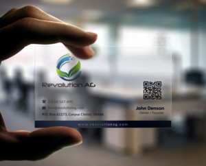 Design de Carte de Visite par Pointless Pixels India pour RevolutionAG | Design : #12901256