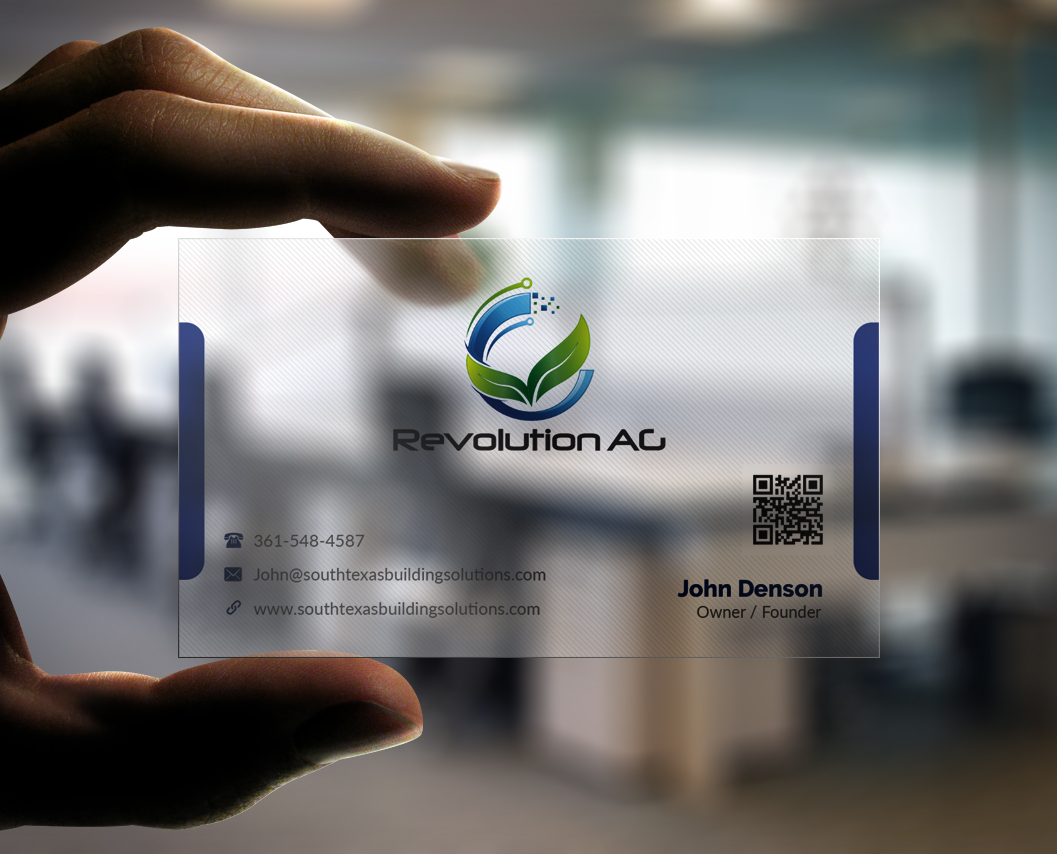 Design de Carte de Visite par Pointless Pixels India pour RevolutionAG | Design #12901864