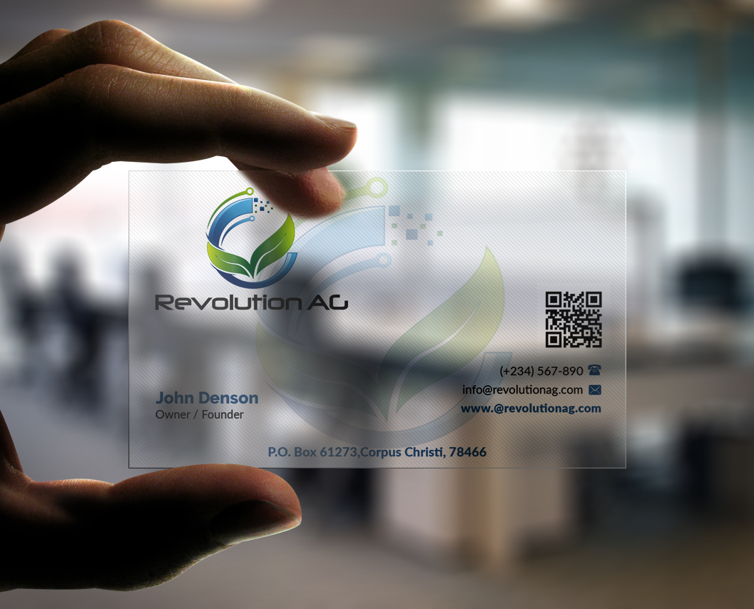 Design de Carte de Visite par Pointless Pixels India pour RevolutionAG | Design #12902892