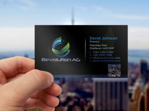 Design de Carte de Visite par Verified artistry (Design garden) pour RevolutionAG | Design : #12904472