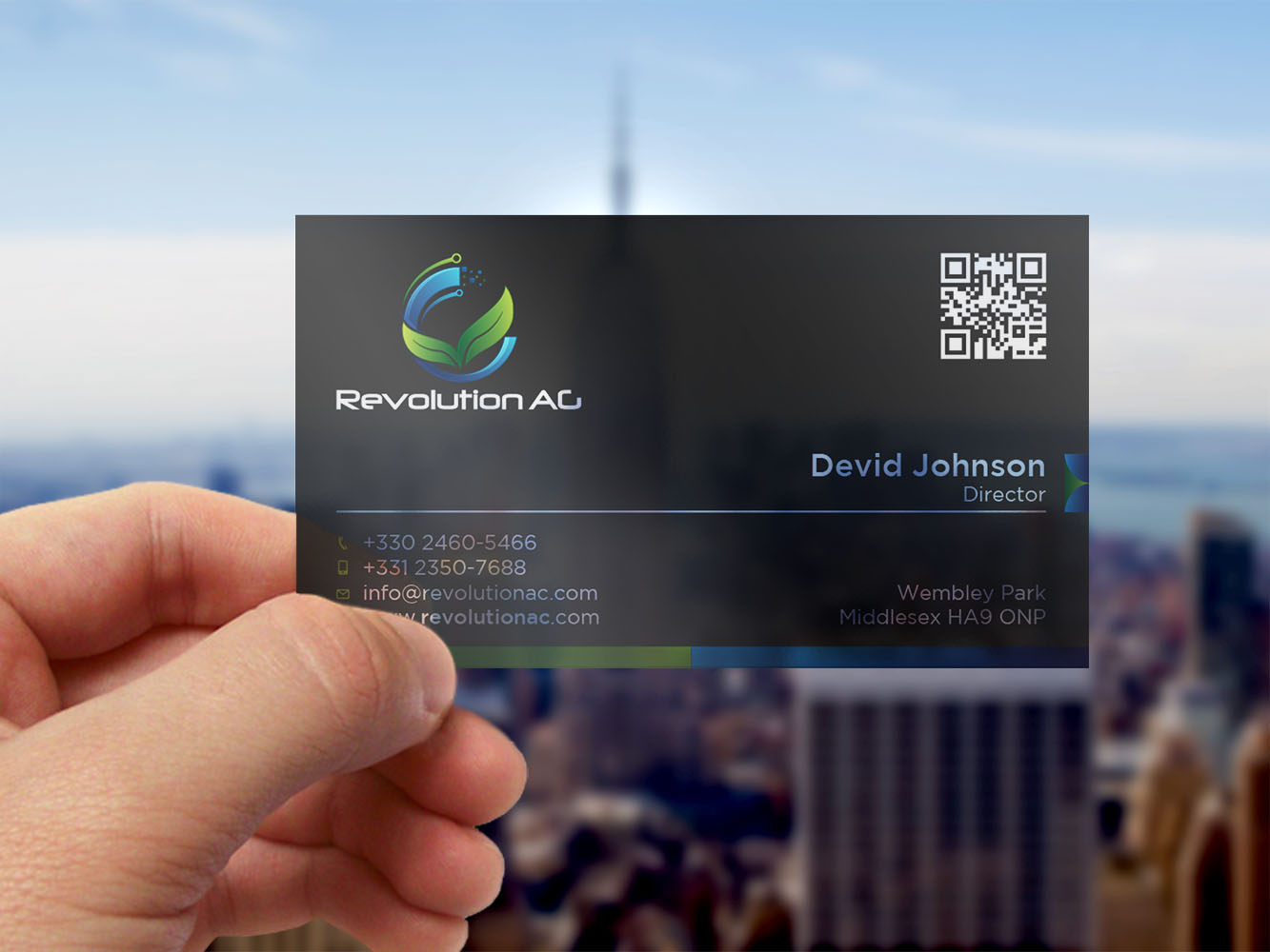 Business Card Design by Verified artistry (Design garden) for RevolutionAG | Design #12904475
