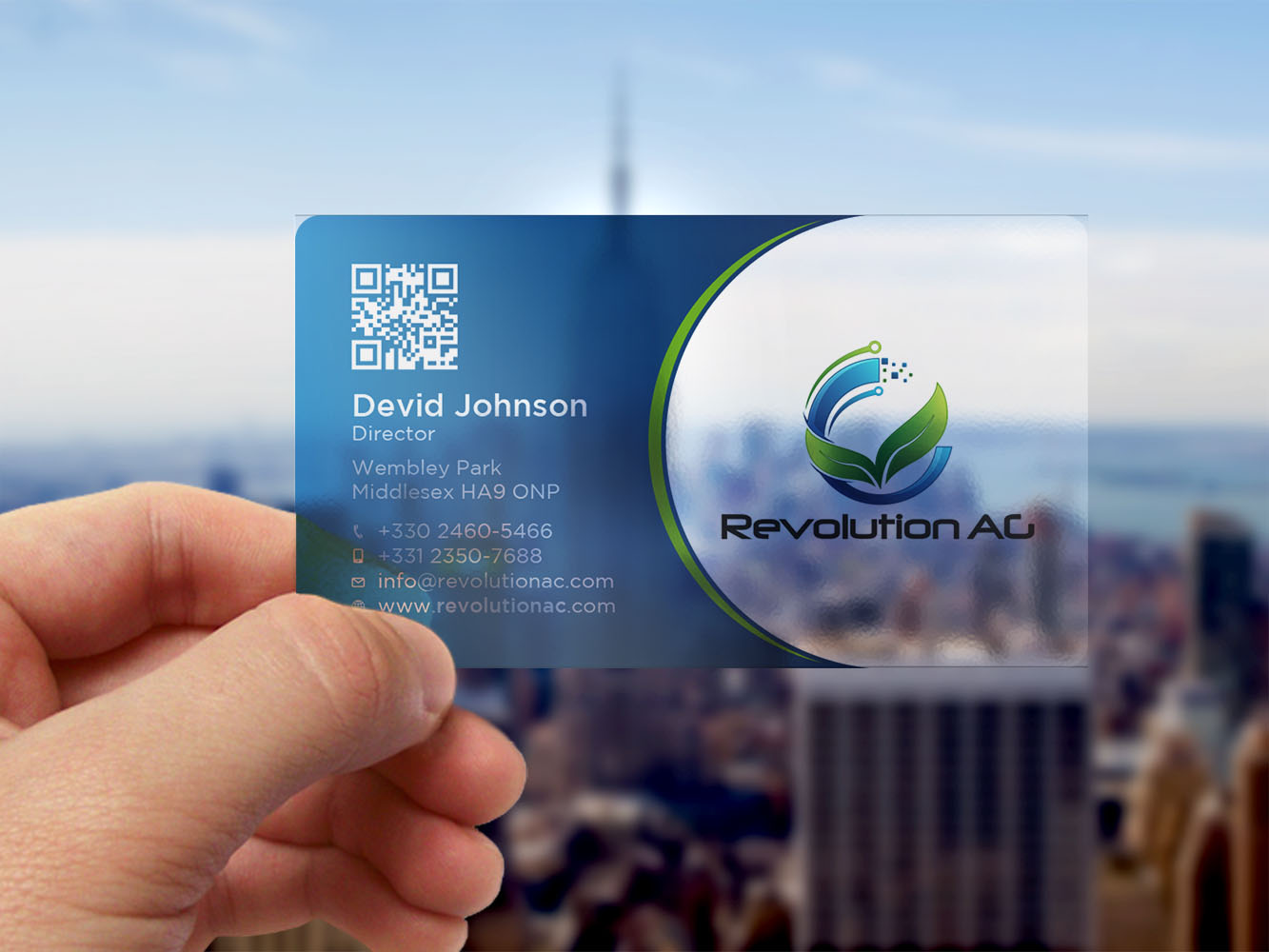 Diseño de Tarjeta de Presentación por Verified artistry (Design garden) para RevolutionAG | Diseño #12904479