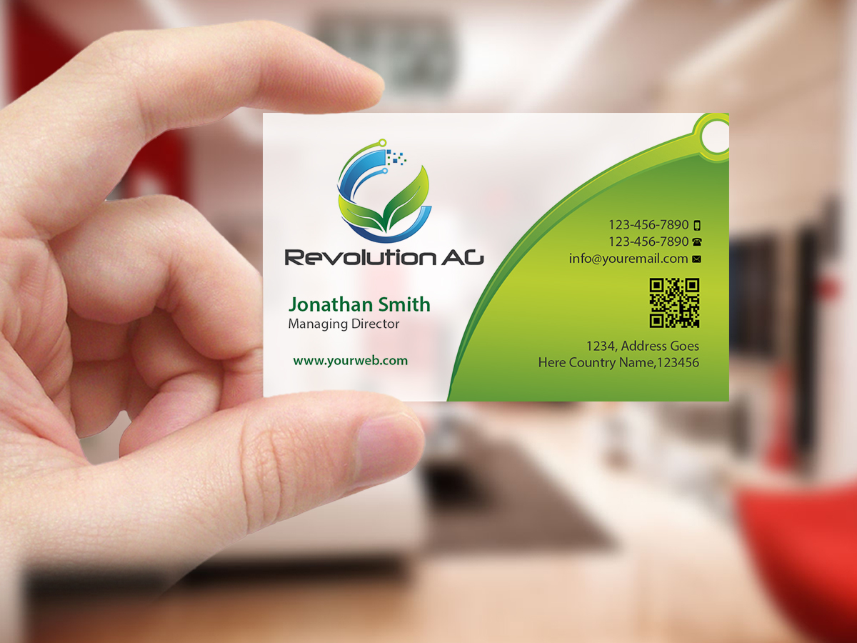 Design de Carte de Visite par Creations Box 2015 pour RevolutionAG | Design #12904215