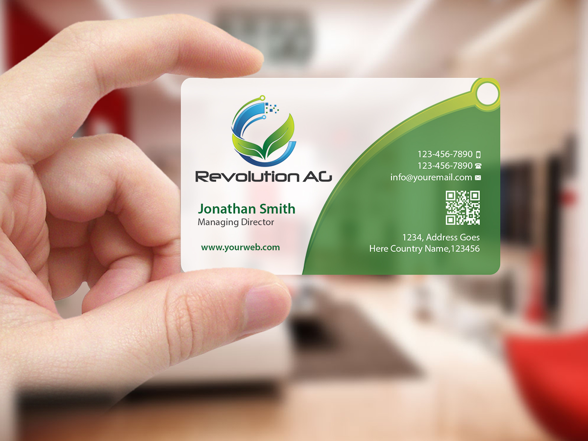 Business Card Design by Creations Box 2015 for RevolutionAG | Design #12904216