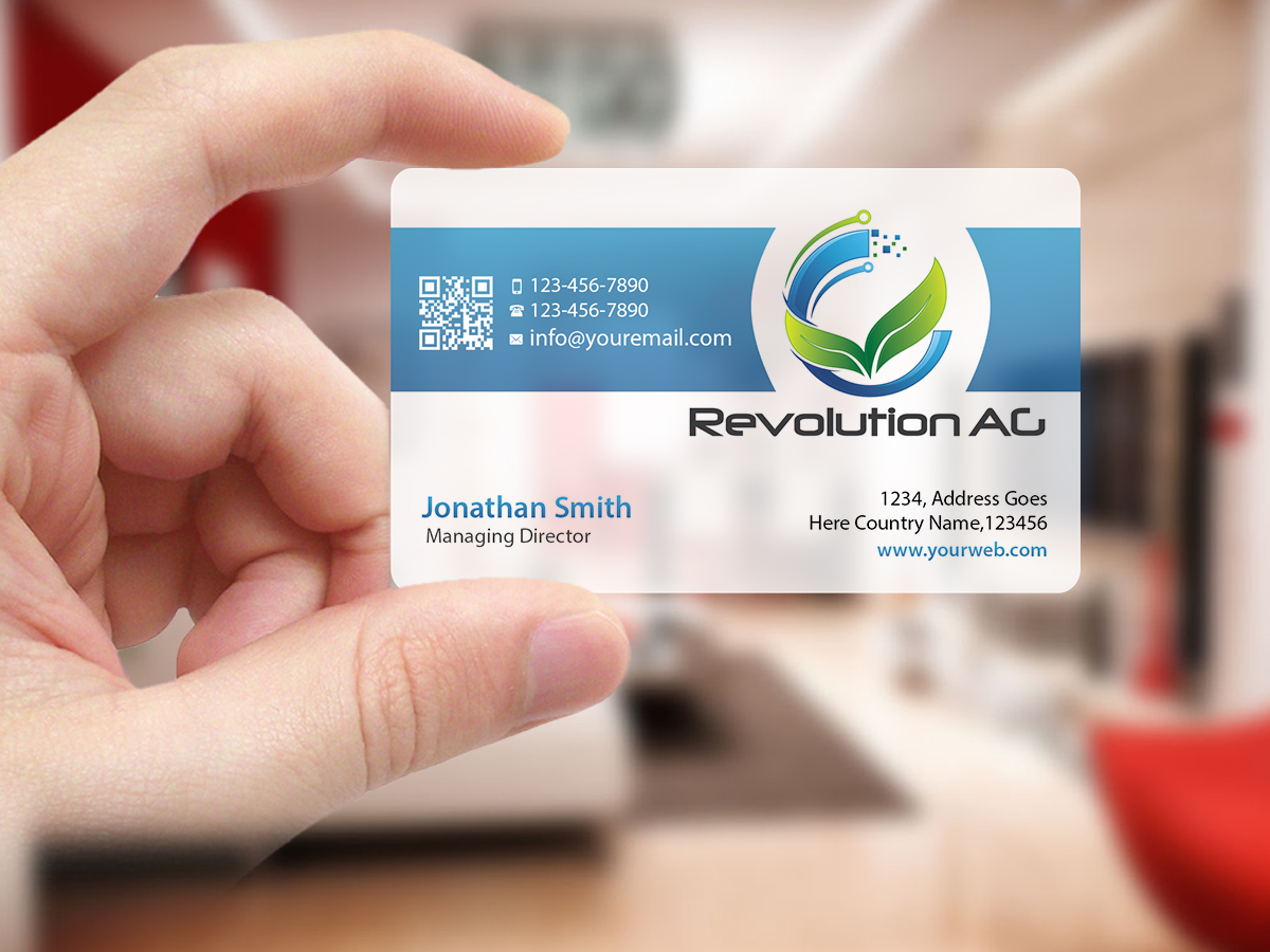 Design de Carte de Visite par Creations Box 2015 pour RevolutionAG | Design #12904217