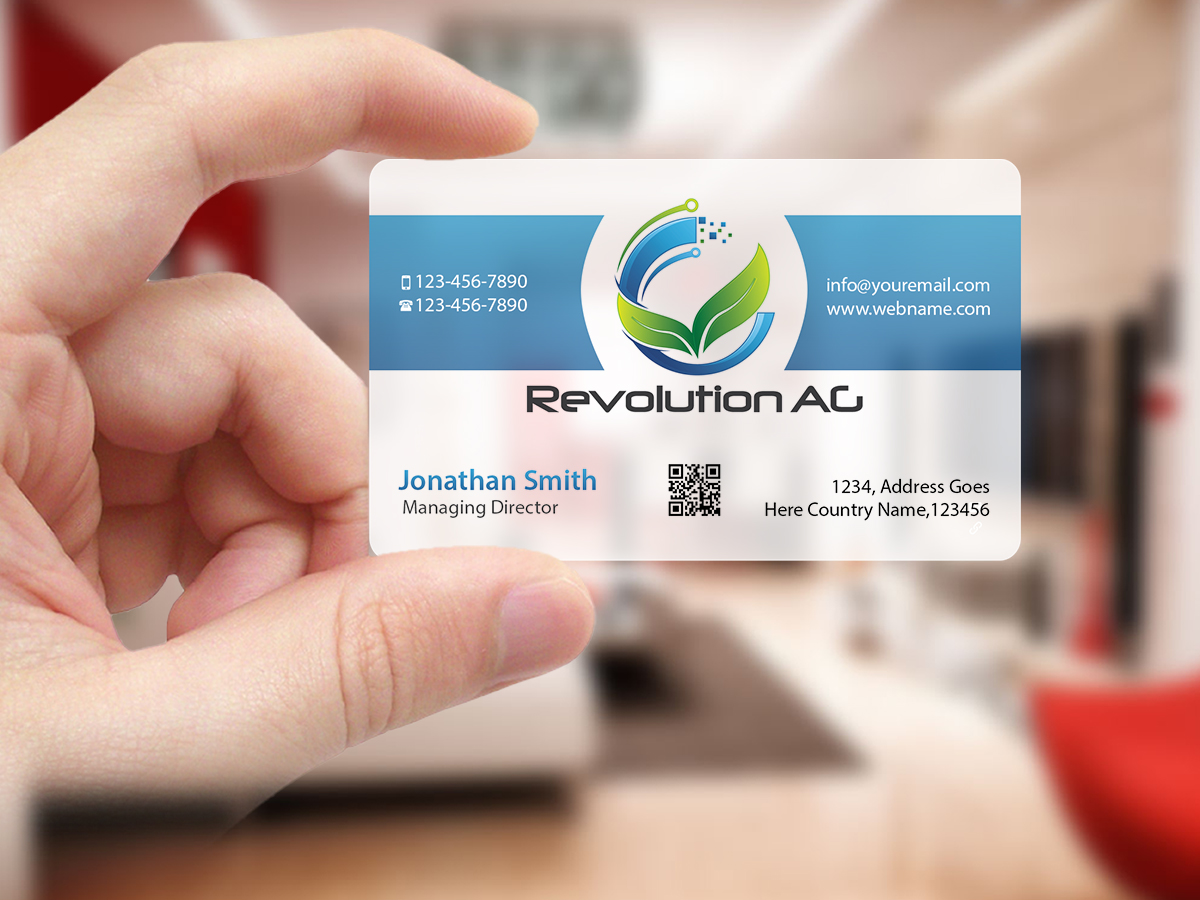 Business Card Design by Creations Box 2015 for RevolutionAG | Design #12904218