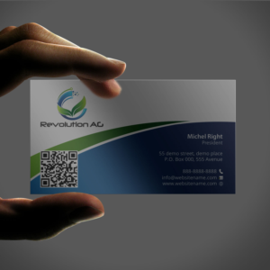 Diseño de Tarjeta de Presentación por Right_D para RevolutionAG | Diseño: #12904698