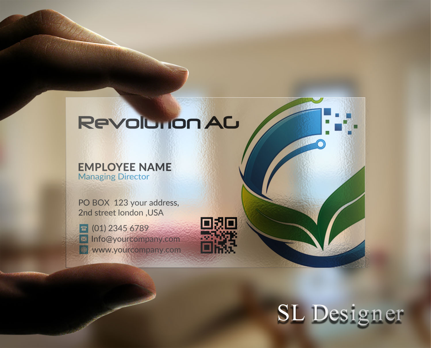 Business Card Design by SL Designer for RevolutionAG | Design #12900274