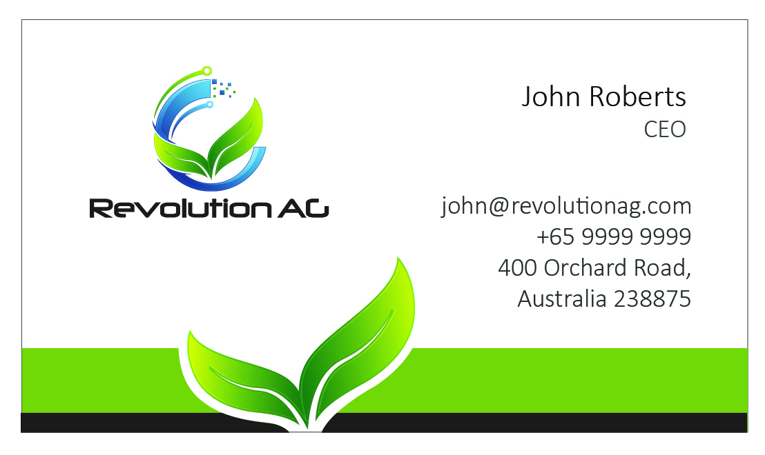 Business Card Design by lyndon for RevolutionAG | Design #12895236