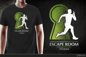 Escape Room Florence!  Need a mystery, clue, puzzle related T-shirt | Design de T-shirt par gekgrfx