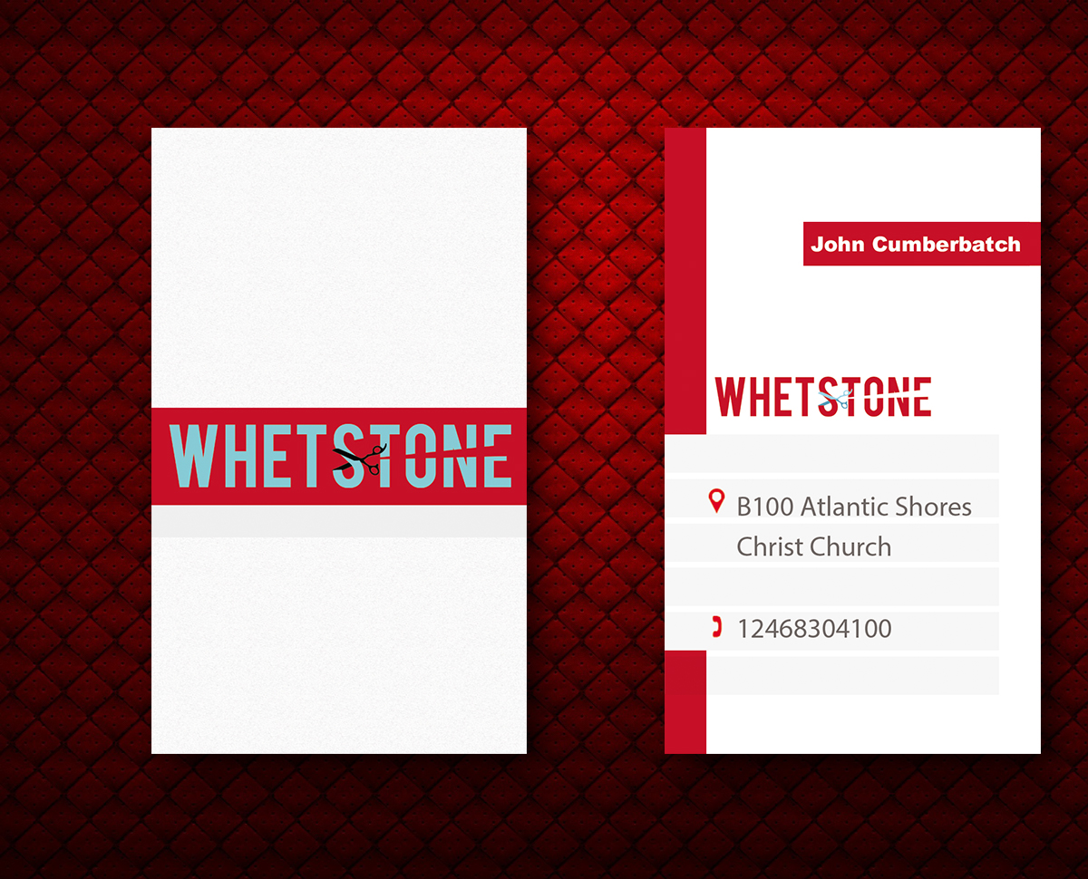 Design de Carte de Visite par Akaram Advertising pour Whetstone | Design #12910368