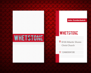 Business Card Design by Akaram Advertising for Whetstone | Design: #12910368