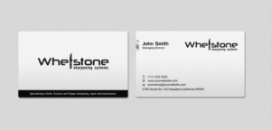 Business Card Design by INDIAN_Ashok for Whetstone | Design: #12909052