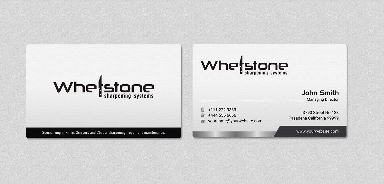 Design de Carte de Visite par INDIAN_Ashok pour Whetstone | Design #12909053