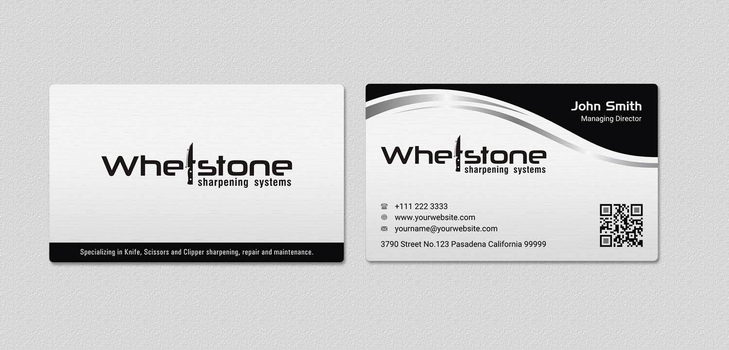 Business Card Design by INDIAN_Ashok for Whetstone | Design #12909065