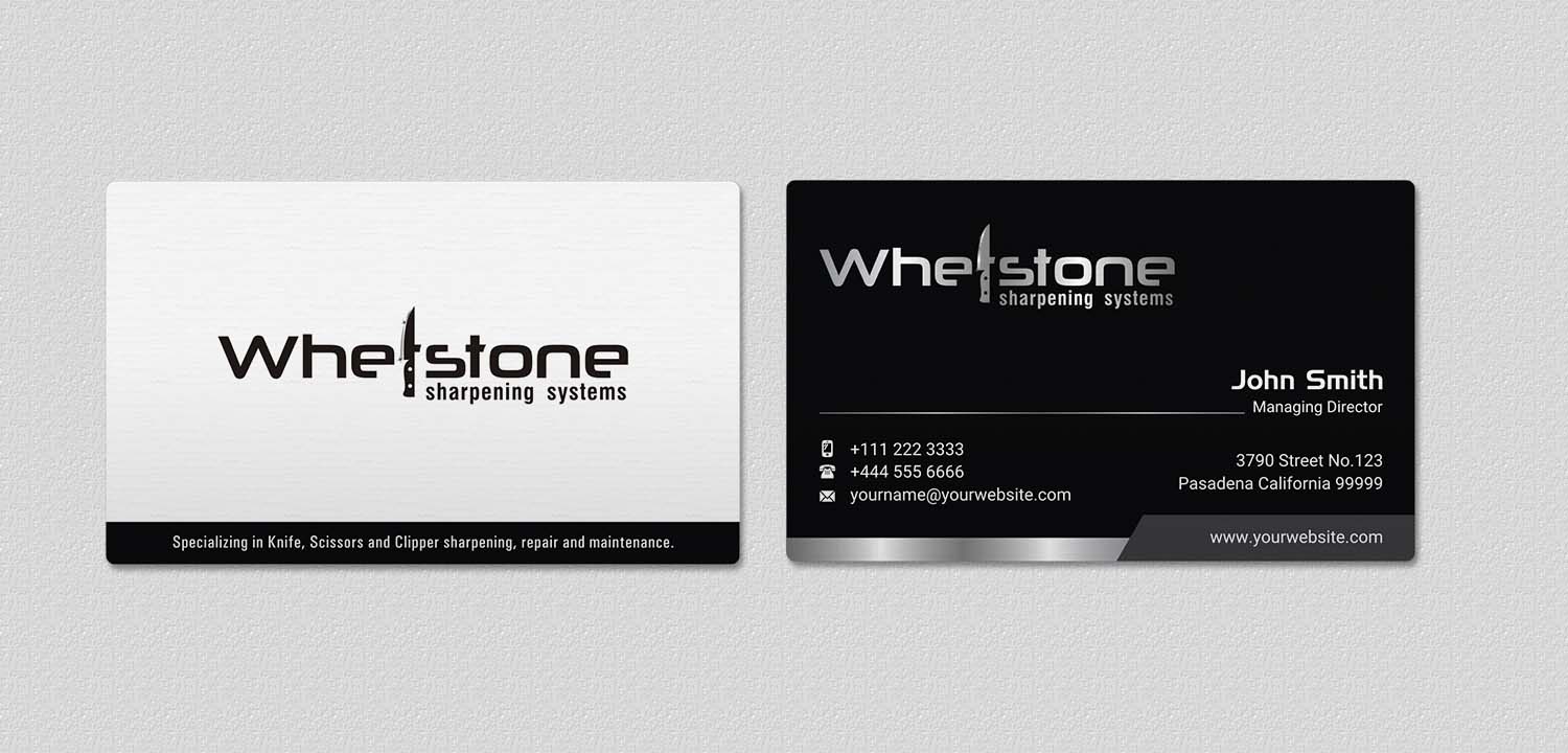 Design de Carte de Visite par INDIAN_Ashok pour Whetstone | Design #12909066