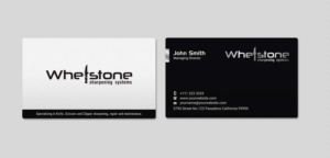 Business Card Design by INDIAN_Ashok for Whetstone | Design: #12909069