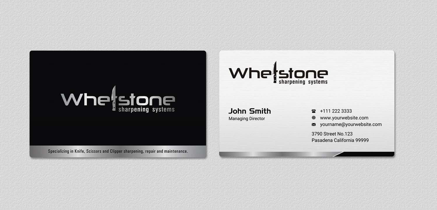 Design de Carte de Visite par INDIAN_Ashok pour Whetstone | Design #12909070
