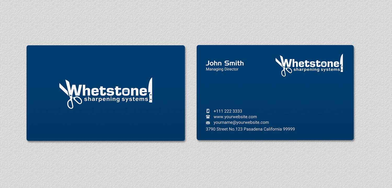 Design de Carte de Visite par INDIAN_Ashok pour Whetstone | Design #12909586