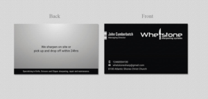 Business Card Design by INDIAN_Ashok for Whetstone | Design: #12945887