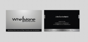 Business Card Design by INDIAN_Ashok for Whetstone | Design: #12955749