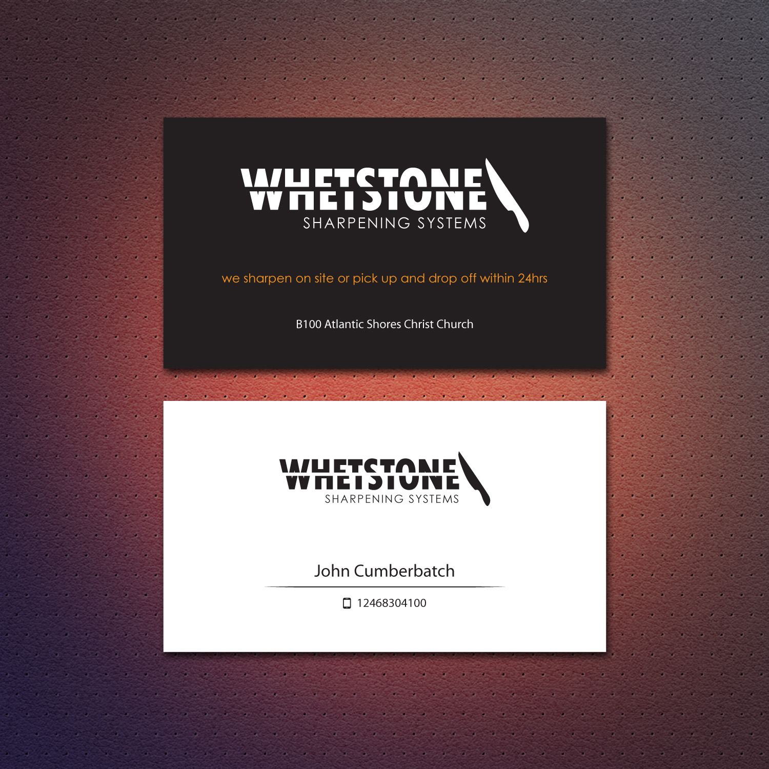 Business Card Design by Dezero for Whetstone | Design #12916646