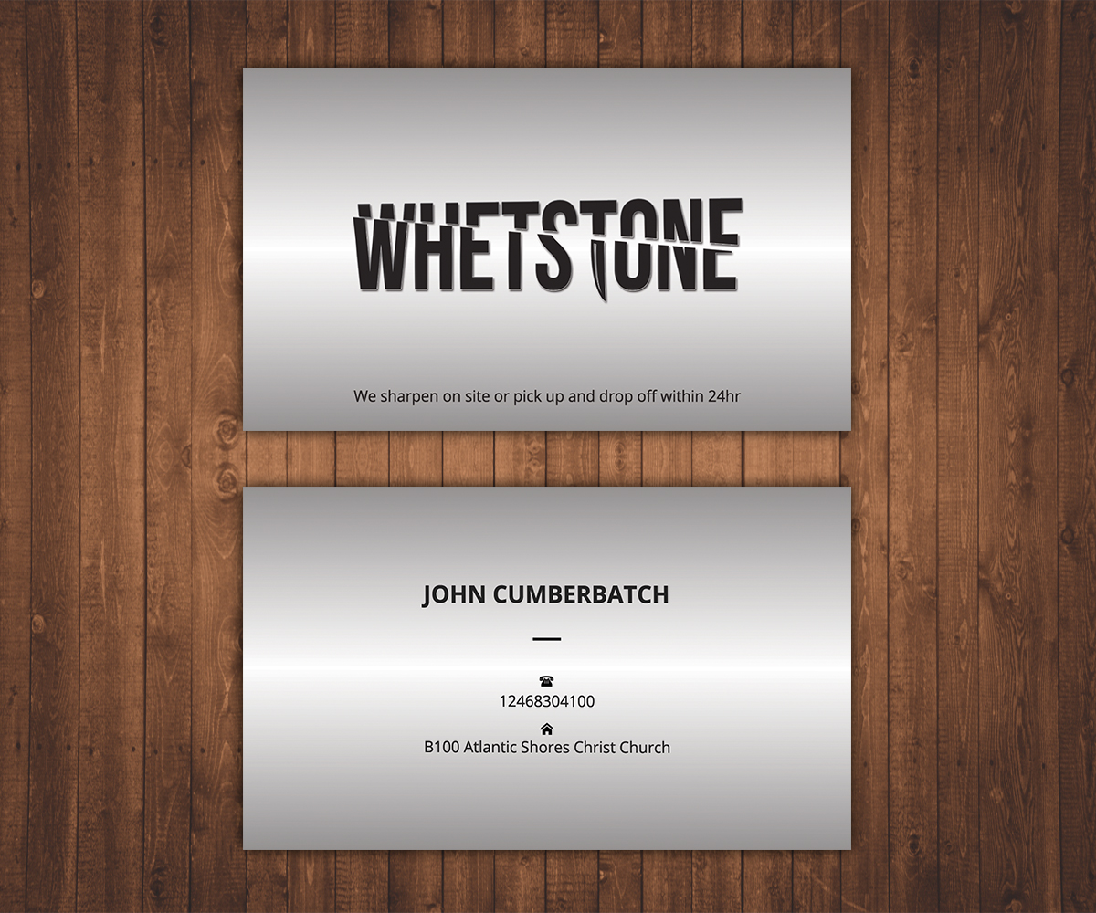 Design de Carte de Visite par Stylez Designz pour Whetstone | Design #12929775